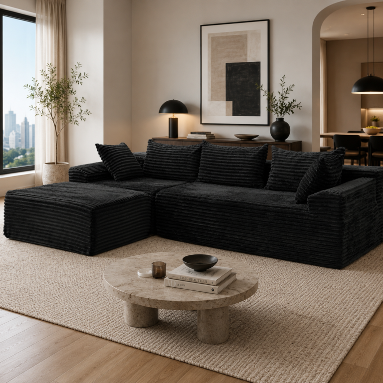 Korser 110″ Boneless Modular Sectional Sofa